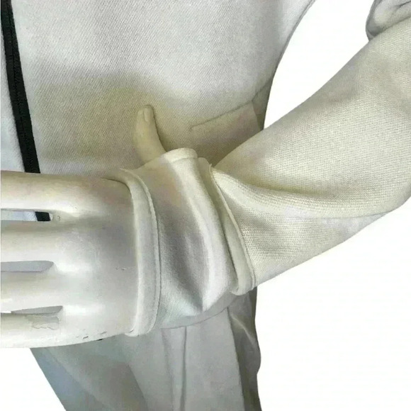 Adidas Women’s ZNE Jacket With Thumb Holes In White Color. - Picture 8 of 14